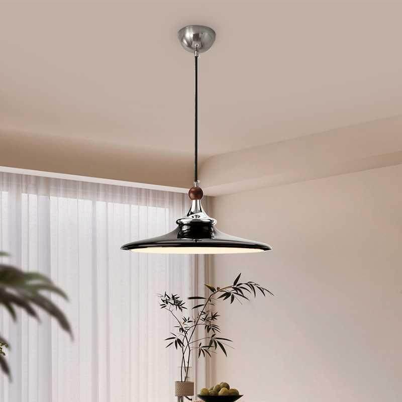 中古风餐厅吊灯复古风简约唯美床头书房设计师氛围感飞碟法式吊灯,家装灯饰光源,智能吊灯,淘宝优惠券,粉丝福利购,淘宝优惠卷