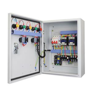 智能排污水泵控制箱一用一备3KW稳压泵380双泵地下室配电箱一控二