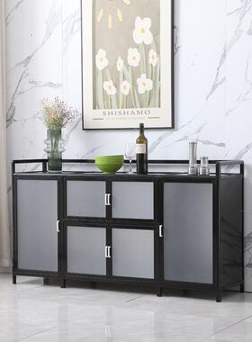 CPI多水能简约厨房柜子功碗柜餐柜边柜铝合金茶柜置物收纳杂物柜