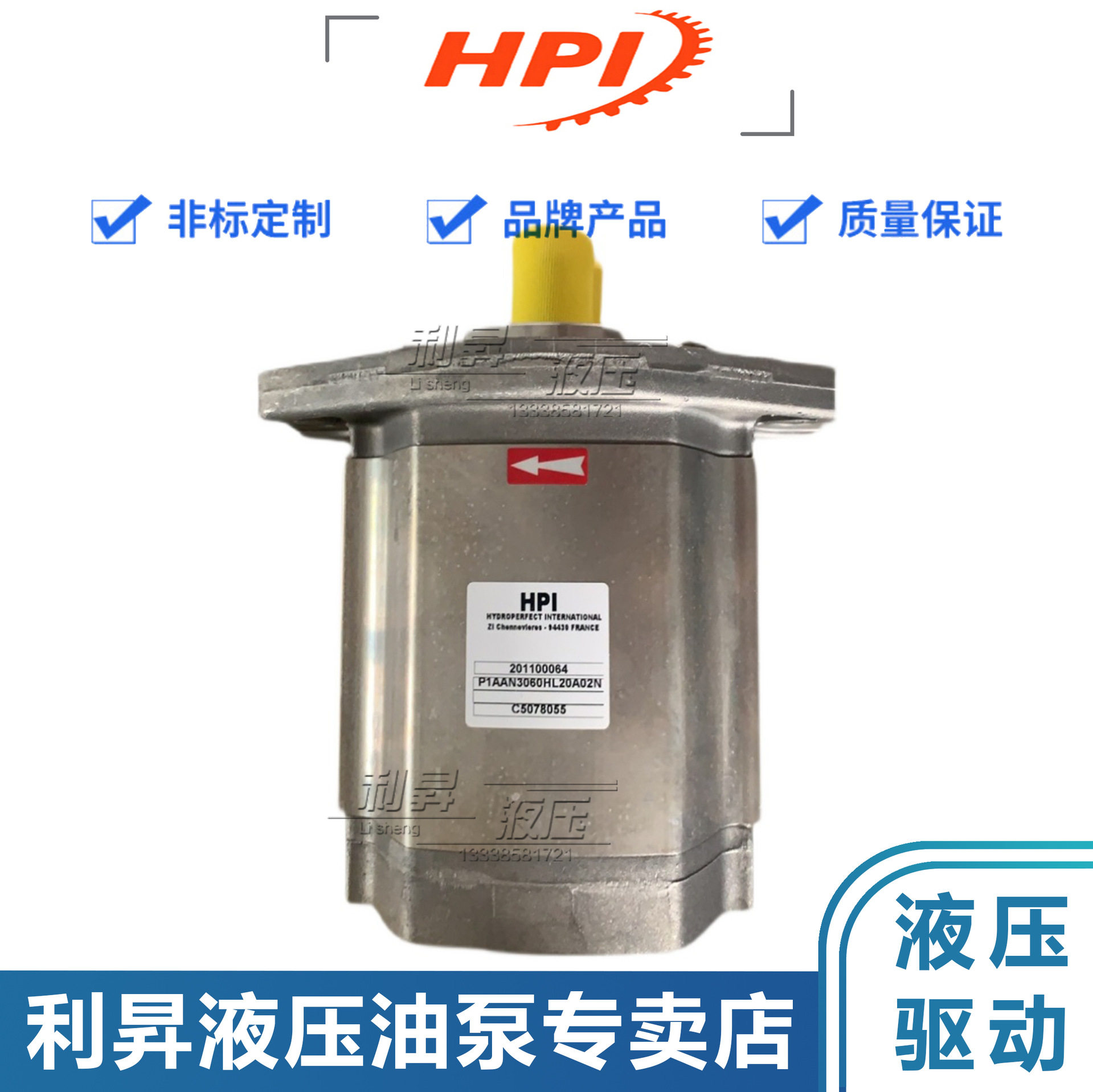 法国HPI液压齿轮泵/油泵马达