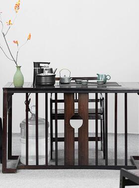 新壶中式茶桌椅组合阳台茶几WIU家用厅客小桌子简约茶台烧水一体