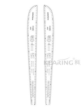 FS-版KCIT曲线打尺FCS-KIT制版尺服装设计专用尺尺8件套装绘图尺
