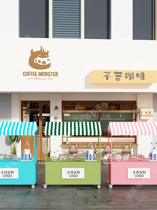 铁艺网红摆摊小推车新品