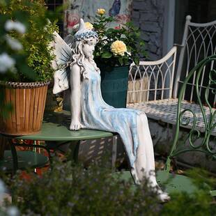 花仙子摆ltao1026件美丽天使人物塑水池景水装饰园庭雕院阳花台布