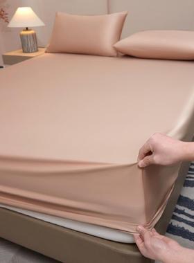 高端100支长绒床笠棉单件纯罩床纯色全棉床单席梦思床Ccl17828垫