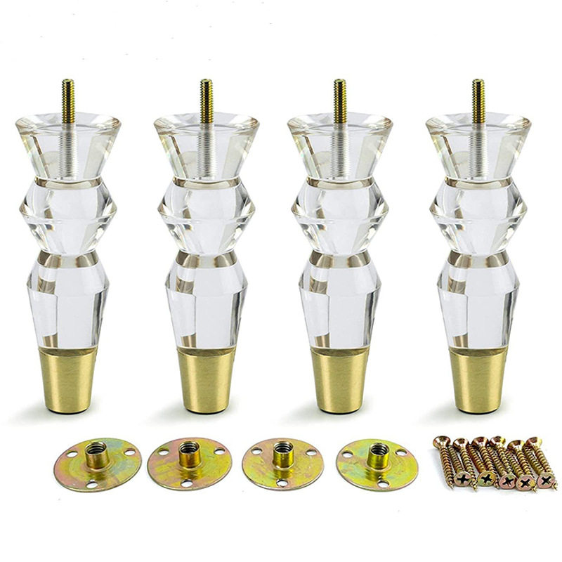 现代简约亚克力水晶家具脚