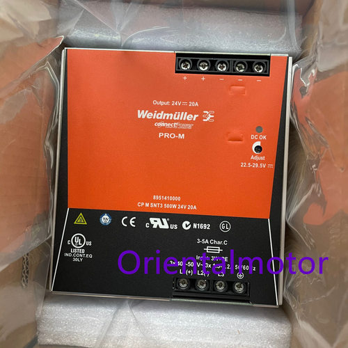 魏德米勒开关电源8951410000    CP M SNT3 500W 24V 20A