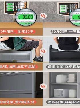 厨房能置物架碗柜餐边柜XVQ橱柜落地多家用收纳柜多子功层储物