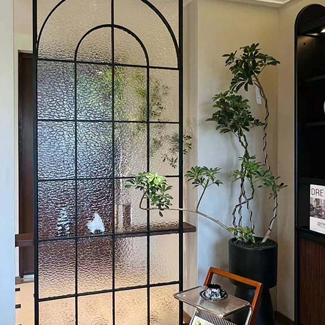 法式屏风隔断美式客厅遮挡拱形复古假窗户铁艺不锈钢玻璃创意拱门,商业/办公家具,办公屏风/隔断,淘宝优惠券,粉丝福利购,淘宝优惠卷