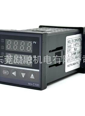 REX-C100数显温控仪FK02-V-DA/AN智能温度PID调节温控器48*48