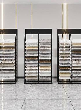 瓷砖展示架立式橱柜门板展示柜色板卡架子铝扣板架300600