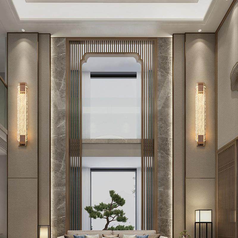 别墅客厅壁灯复式楼大尺寸大厅门厅墙灯大气轻奢水晶壁灯成套灯具,家装灯饰光源,壁灯,淘宝优惠券,粉丝福利购,淘宝优惠卷