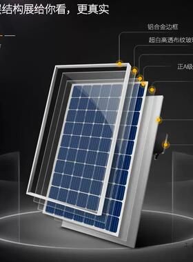 新单多晶硅18v10w20w30w40w50w60w80w100w150w200w瓦太阳能光伏板