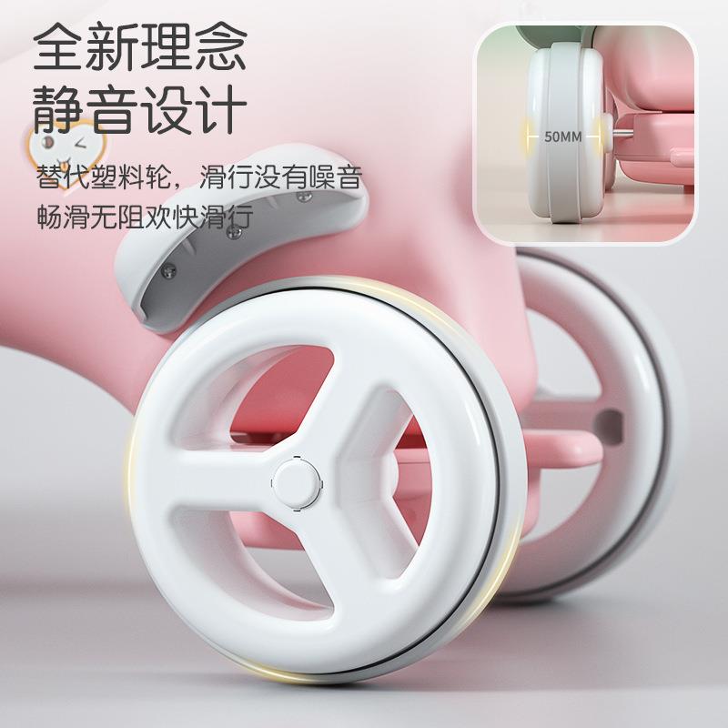 德国2025新款神马静音轮摇马儿童摇摇木马宝宝摇摇车两用婴儿摇椅