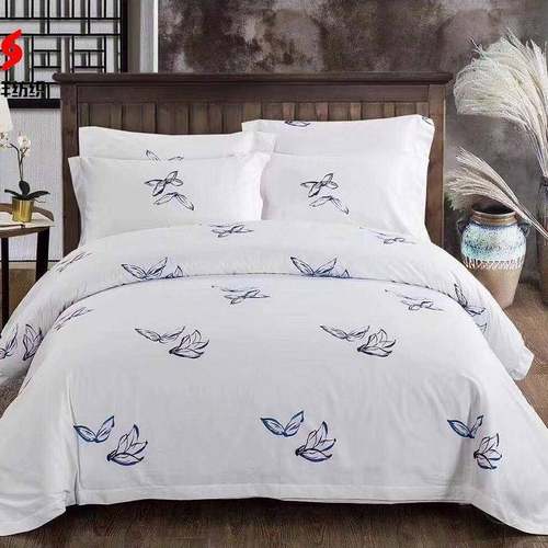 顶祥酒店布草民宿特色印花酒店宾馆四件套经济个性宾馆床上用品