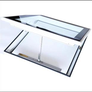 加厚铝合金天窗斜屋顶屋面阳光房阁楼采光井电动手动平移天窗