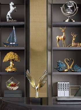 A6L现代简约轻奢摆件家居客厅酒柜装饰品老板办公室桌面摆设