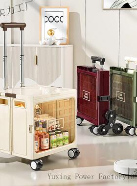 买菜小拉车折叠小推车购物便携拉货取快递搬家带爬坡轮家用拉杆车