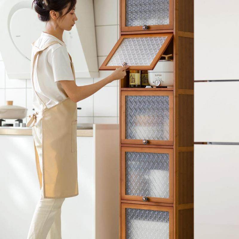 厨房置物架带门客厅餐边柜子缝隙置物柜盘碟电器调味料夹缝储新款,厨房/烹饪用具,抹布架/厨房清洁收纳架,淘宝优惠券,粉丝福利购,淘宝优惠卷