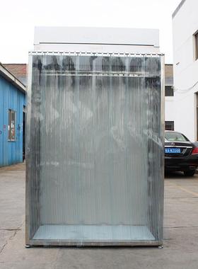 防静电服洁净无尘衣柜电子无尘车间洁净衣柜FFU百级净化过滤衣柜