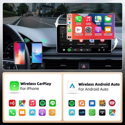 新款汽车2合1有线转无线CarPlay/安卓auto车载迷你智能互联盒