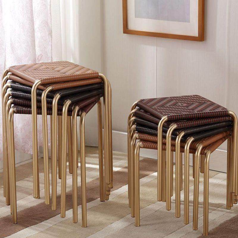 藤编凳子时尚小板凳加厚成人家用餐桌凳茶几凳高凳藤椅梳妆小方凳,收纳整理,收纳凳,淘宝优惠券,粉丝福利购,淘宝优惠卷