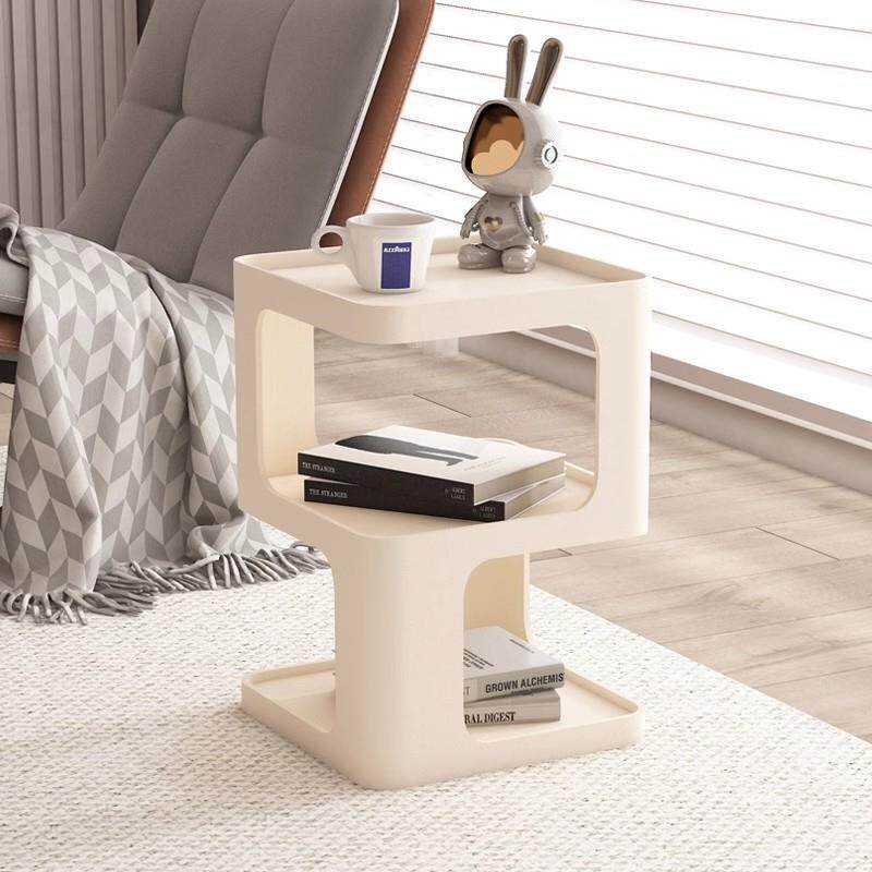 沙发边柜铁艺现代简约轻奢边几客厅角几创意床头柜方桌子小茶几