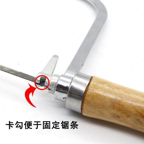 精选j8手工锯U型送5木工曲线拉花锯7锯子锯条手锯根寸拉花锯心霞