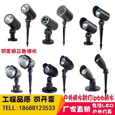 照树灯庭院草坪花园外墙景观民宿户外防水射灯24v/220V插地射树灯