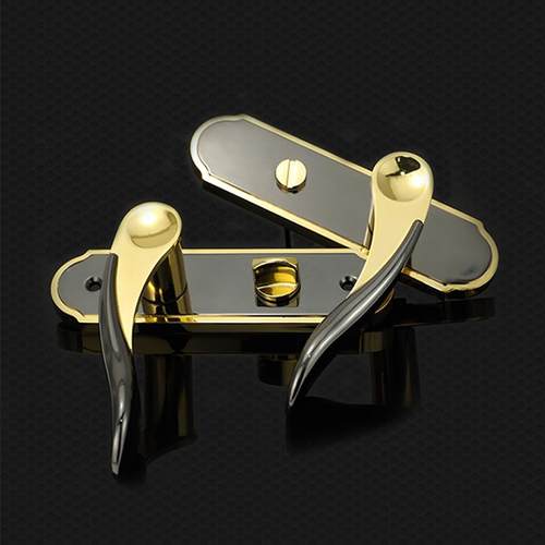 my欧间式生门锁室内厕所浴室执手卫单舌手铝合金洗手间MS102把无