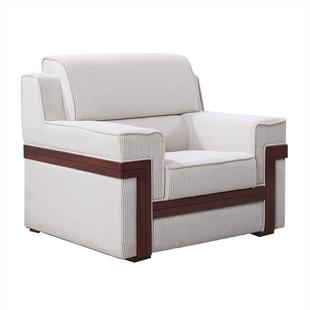 汉威思贵宾接办公沙茶发待几组合单人位布394艺简约会客谈商洽务