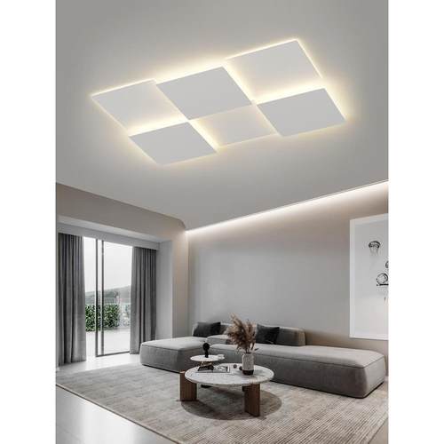 厅主NG8876灯极简2024年新款白色网红LED吸顶灯现代客简广灯东中