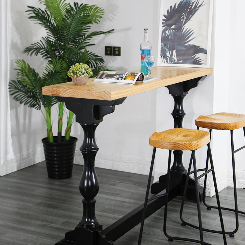 创意实BT202102断木小型吧台桌家用靠墙长条子客厅脚沙发边小吧台