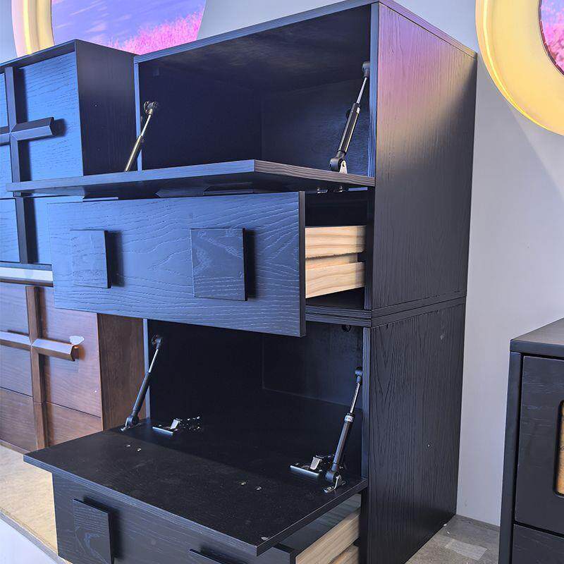 实柜木卡门柜中古风多功能电34523视柜卧室斗小柜户型床头储柜物