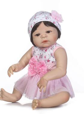 NPK现货仿真全软胶仿真婴儿洋娃娃可爱逼真婴儿服装模特过家家