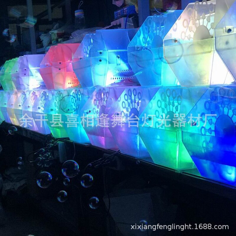 DC12V透明变色发光泡泡机