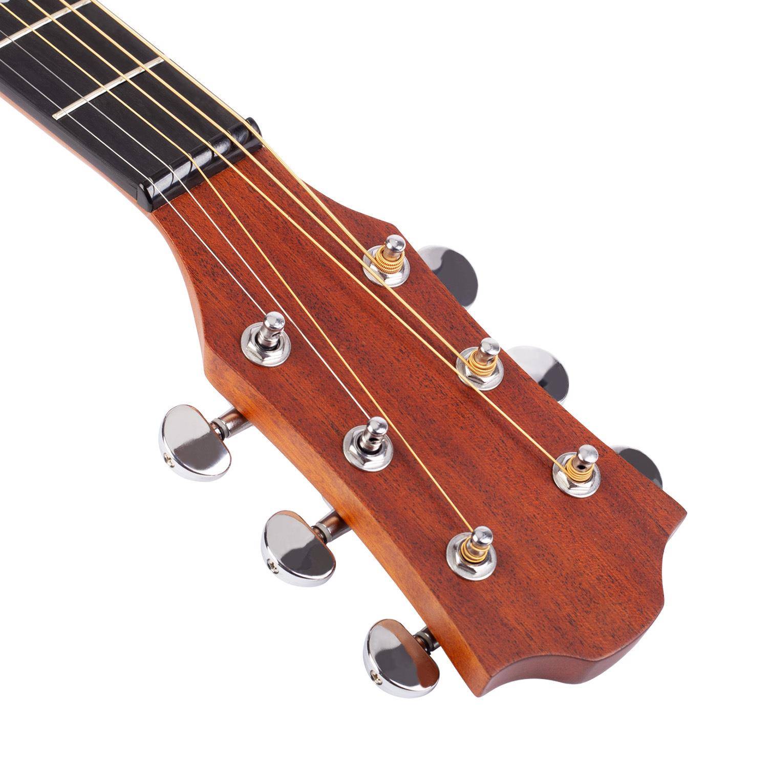 41寸单板民谣吉他哑光云杉面单木吉他学生入门guitar乐器工厂