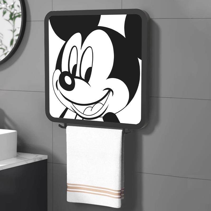 免打孔放干衣服浴室壁画收纳箱卫生间置物折叠防水加厚盒柜洗澡