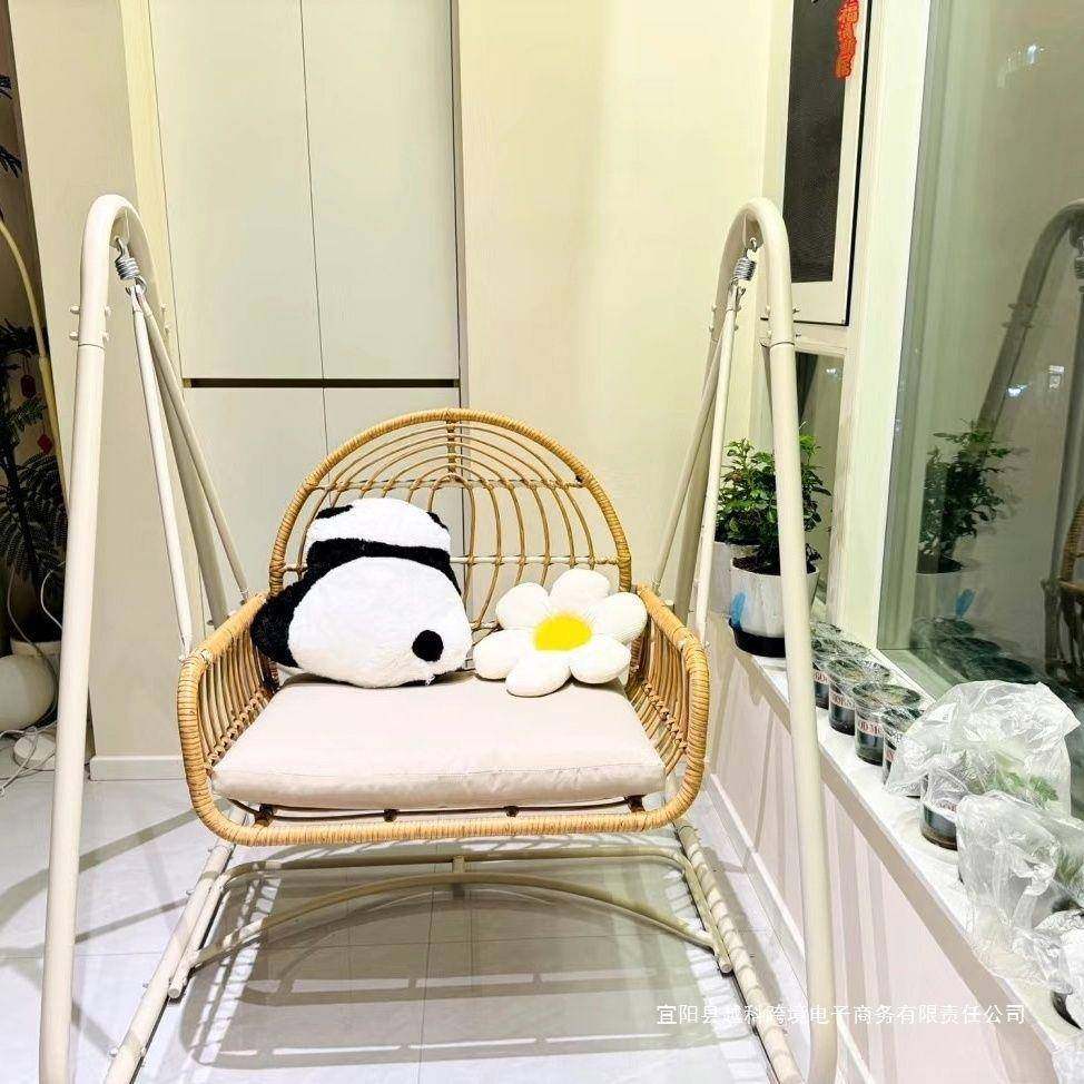 阳台秋千家用吊椅室内单人吊篮秋千客厅吊篮双人吊床网红秋千吊椅,住宅家具,户外秋千,淘宝优惠券,粉丝福利购,淘宝优惠卷