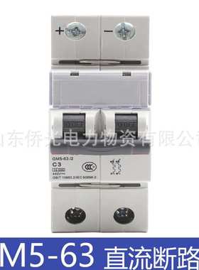 北京人民GM5-63/2 C3C6C10C32C63小型直流断路器DC220V440V