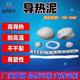 导热泥 固化导热硅脂 塑化导热泥 固态硅脂1-13W厂家直销深圳厂家