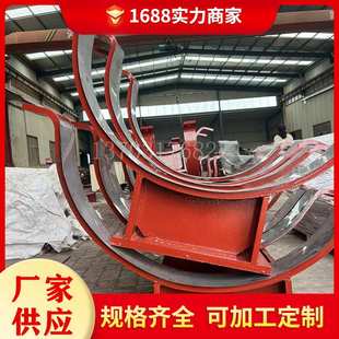 地下管廊支墩J4大管管夹式管托J3焊接式管托碳钢管道大型双卡支座