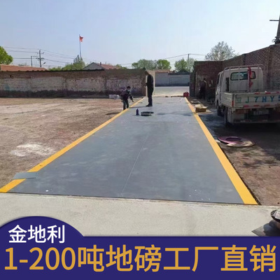 天津市80吨电子地中衡 数字式电子地磅秤  半挂车电子地上衡120T