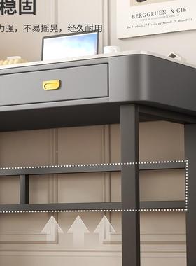 璃电脑玻RDI台生式办公桌电竞桌家用学家用卧室女生书桌梳妆台桌