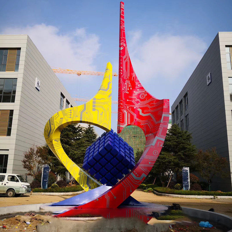 各种不锈钢金属雕塑设计制作安装城市户外广场公园