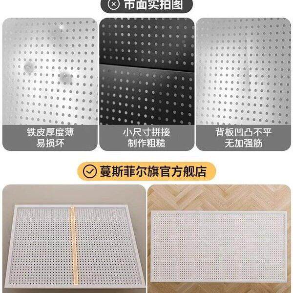 孔洞板墙上置架不锈钢展示圆收F99T698J纳定洞制物五金工具金属挂