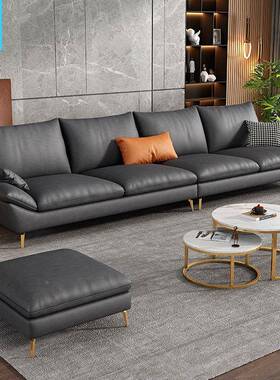 简约现直排双人轻胶奢科技布艺沙发小户人型71941乳客厅免洗代三