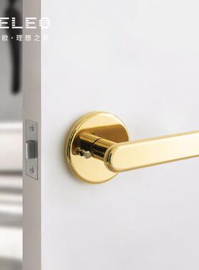 贝雷欧现代简约房卧室门内家用间锁静室音锁房门木门门VGV把手