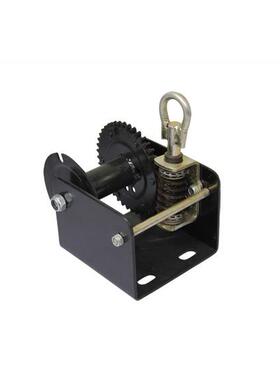 直销手动绞盘100LBS卷扬机黑色6喷JL-16塑手装钢绳丝动绞车