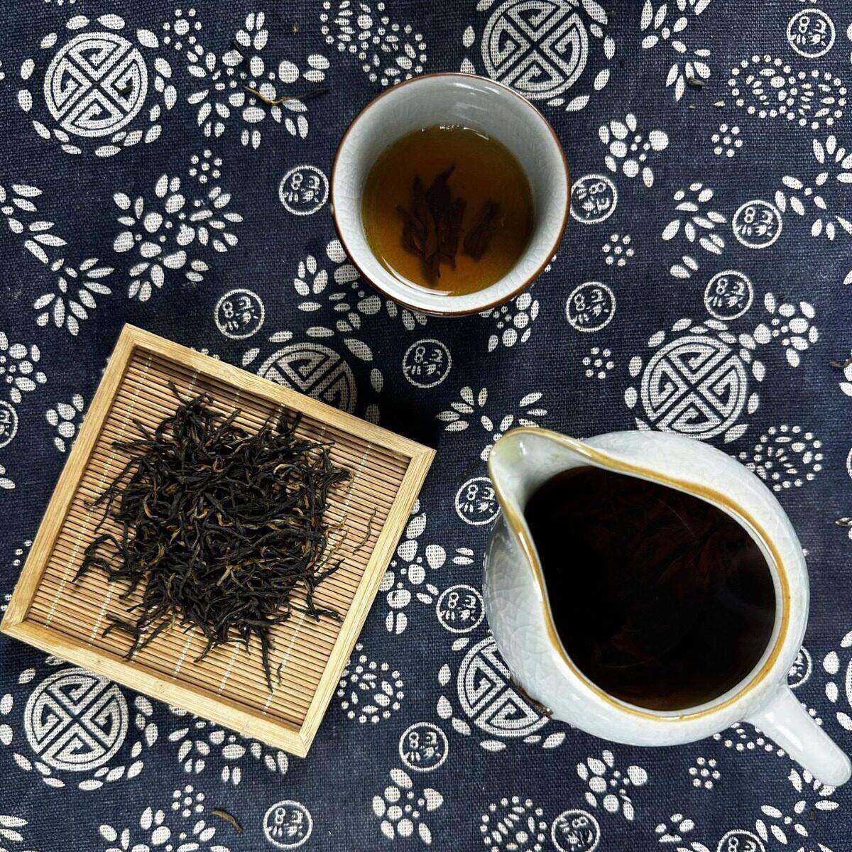 安红茶大别茶古岳天仙山红功红夫红茶绿月牌红EFF茶徽红茶带货散
